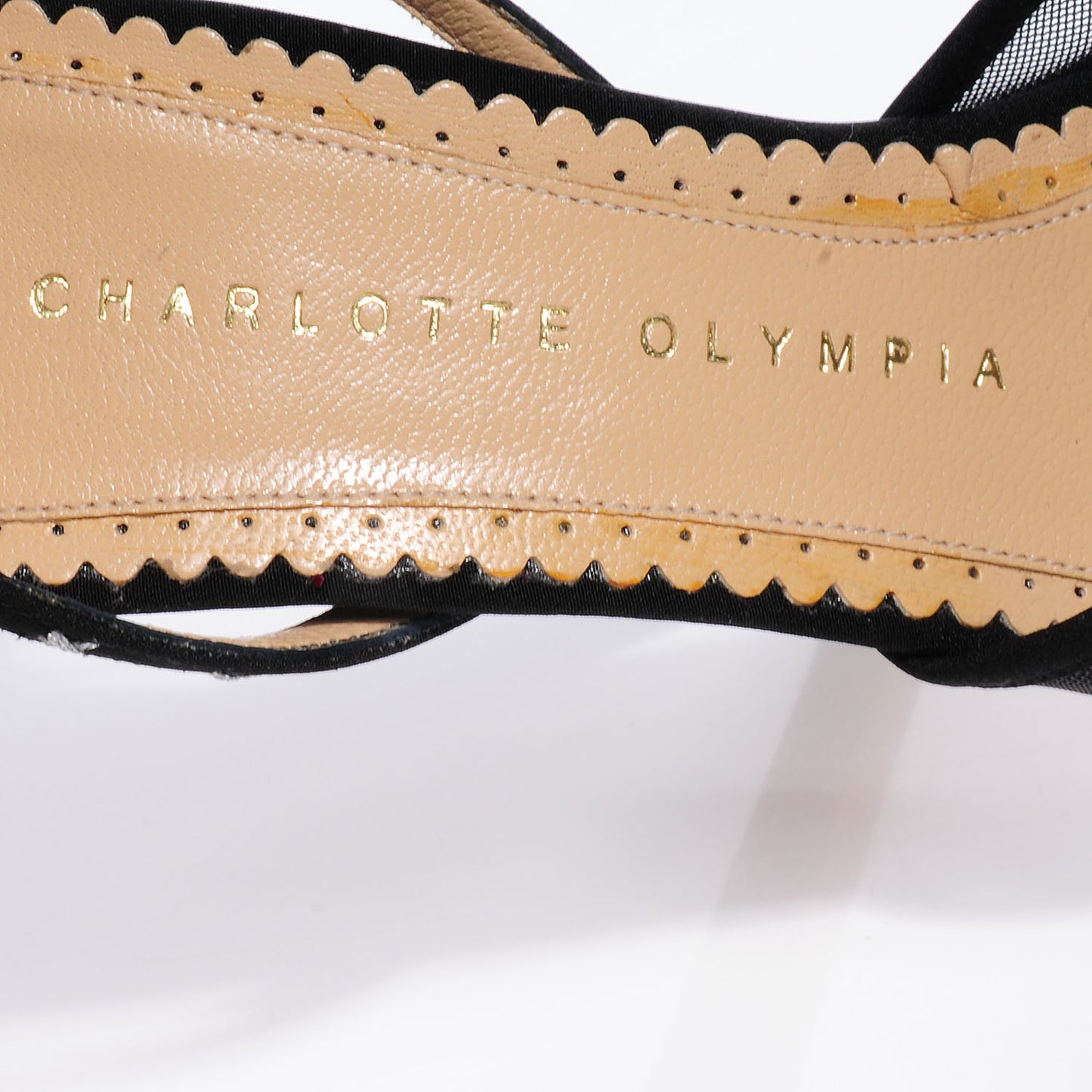 CHARLOTTEOLYMPIACrepeSatinParisAnkleStrapPlatformSandals37Black