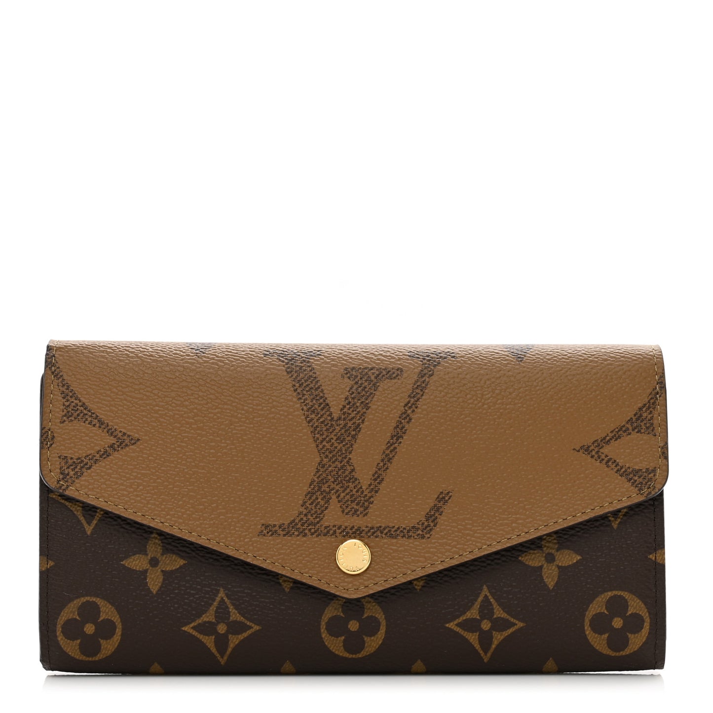 Reverse Monogram Giant Sarah Wallet