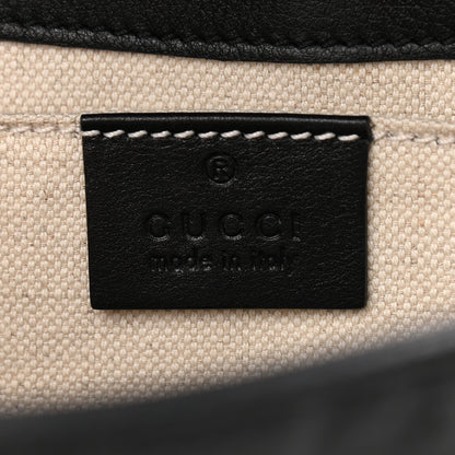 Gucci Guccissima Medium Emily Chain Shoulder Bag Black 6 of 9