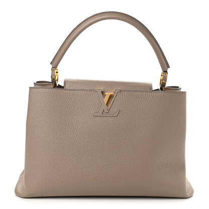Louis Vuitton Taurillon Capucines MM Galet 1 of 8