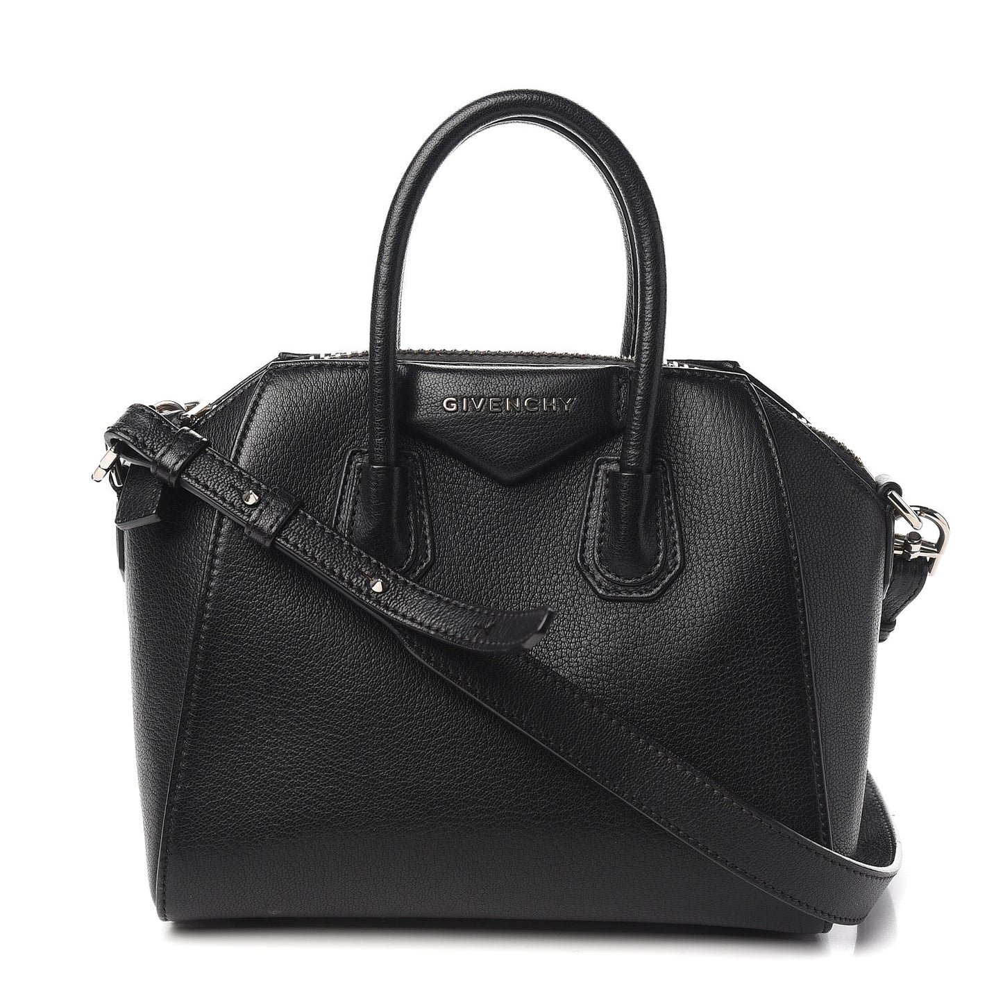Sugar Goatskin Mini Antigona Black