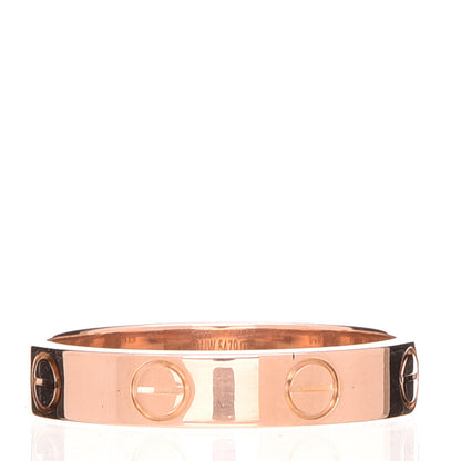 Cartier 18K Pink Gold 3.5mm LOVE Wedding Band Ring 52 6 3 of 6