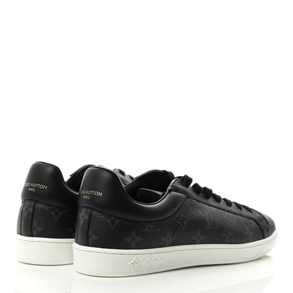 Louis Vuitton Calfskin Monogram Eclipse Luxembourg Sneakers 8 Black 4 of 8
