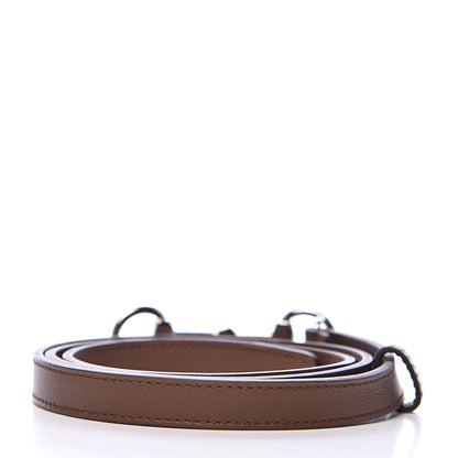 Gucci Calfskin Horsebit Skinny Belt 90 36 Brown 4 of 7