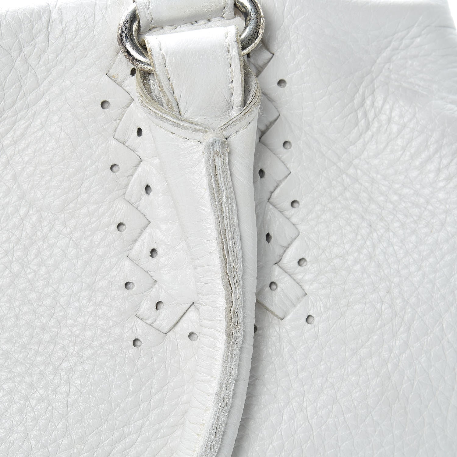 Bottega Veneta Cervo Deerskin Intrecciato Satchel White 19 of 24