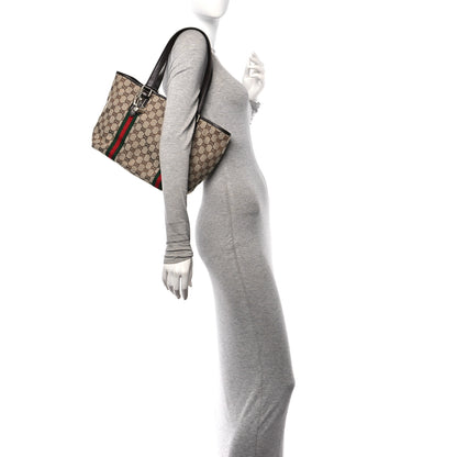 Gucci Monogram Medium Jolicoeur Tote Dark Brown 2 of 12