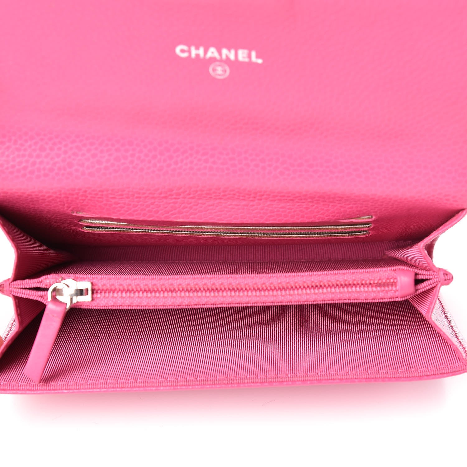 Chanel Caviar Quilted Small Flap Wallet Pink 5 of 22