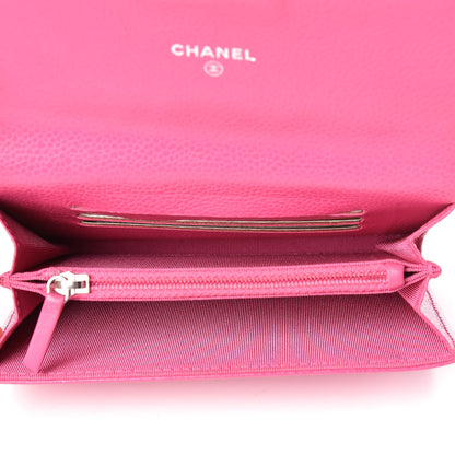 Chanel Caviar Quilted Small Flap Wallet Pink 5 of 22