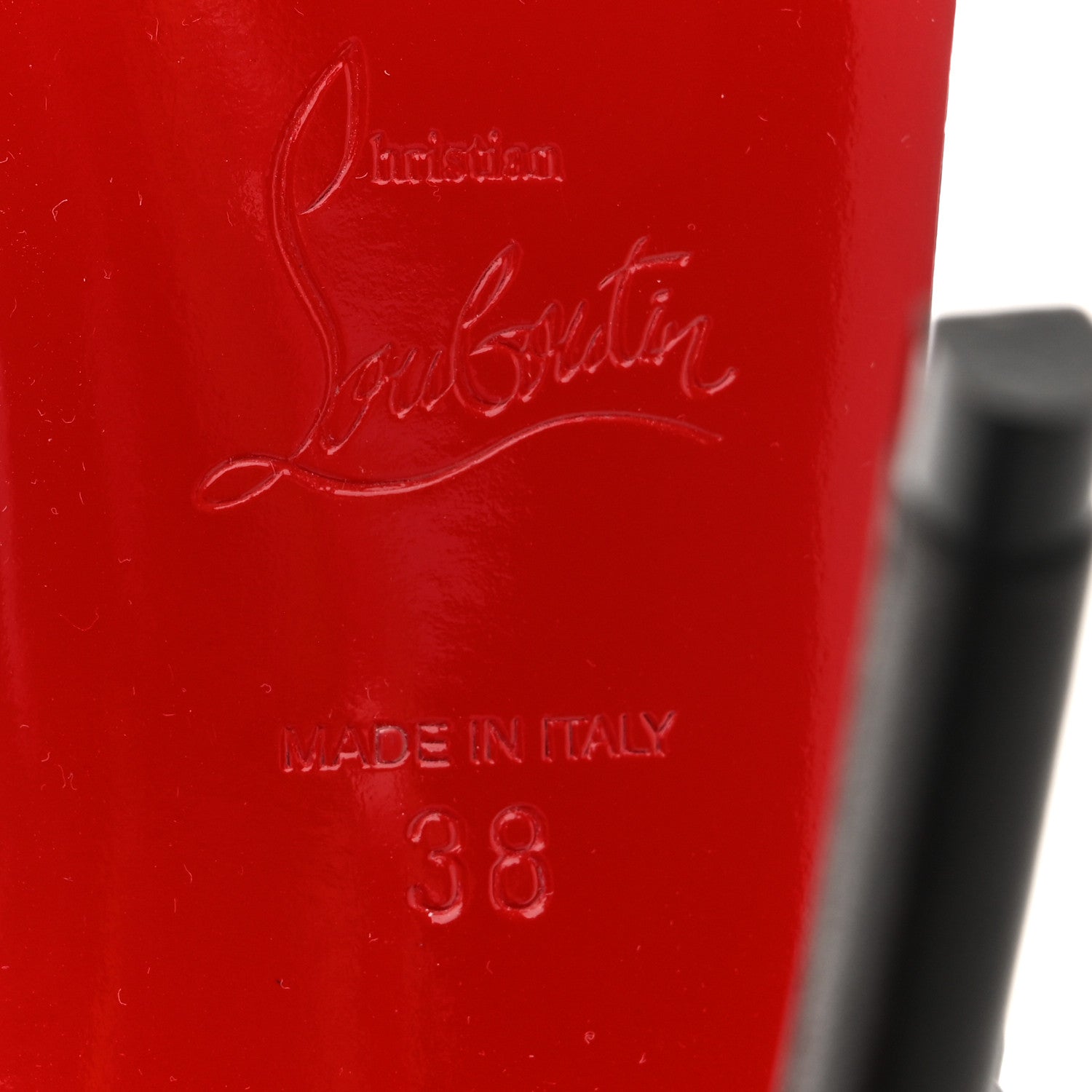 Christian Louboutin Nappa Loubi Girl 100 Sandals 38 Black 8 of 9