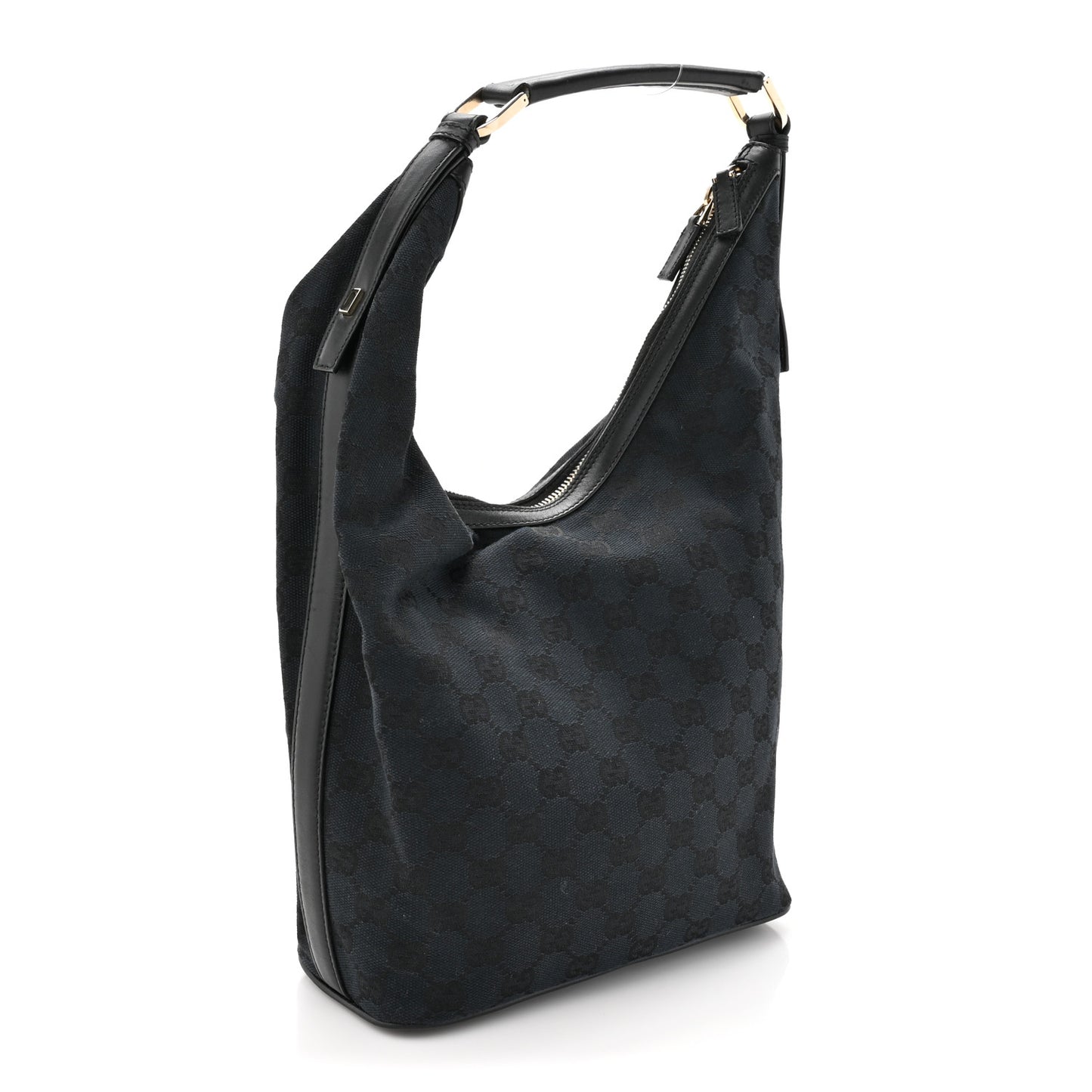 Monogram Hobo Black