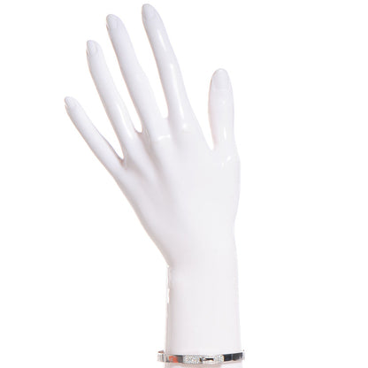 Hermes 18K White Gold Diamond Kelly PM Bangle Small 2 of 5