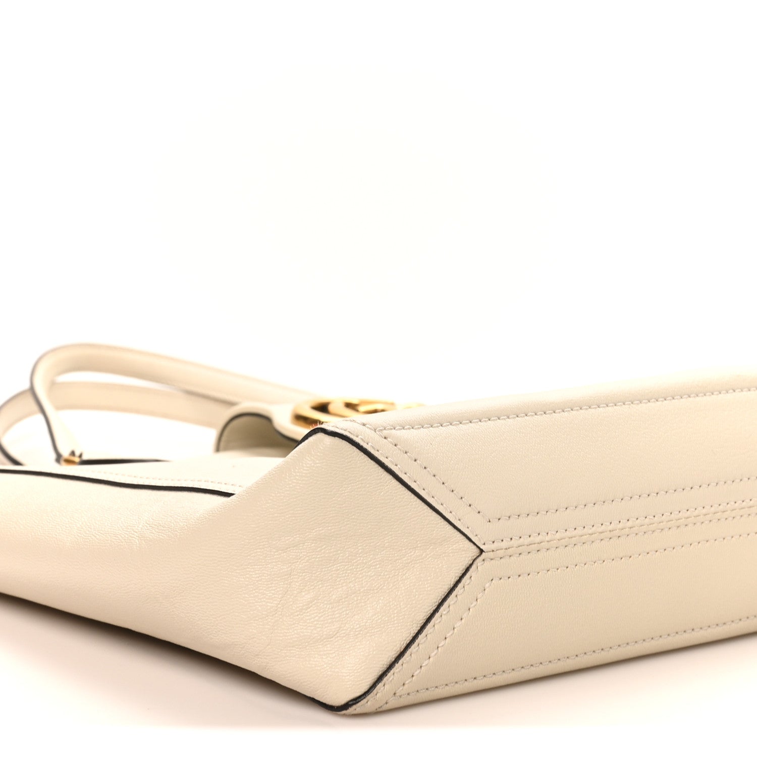 Gucci New Sakai Calfskin Lux Small Dahlia Tote Mystic White 9 of 12