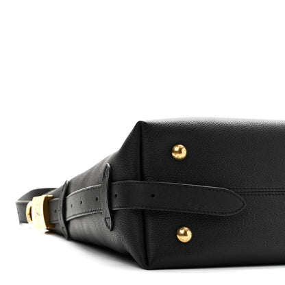 Louis Vuitton Grained Calfskin Low Key Hobo PM Black 9 of 11