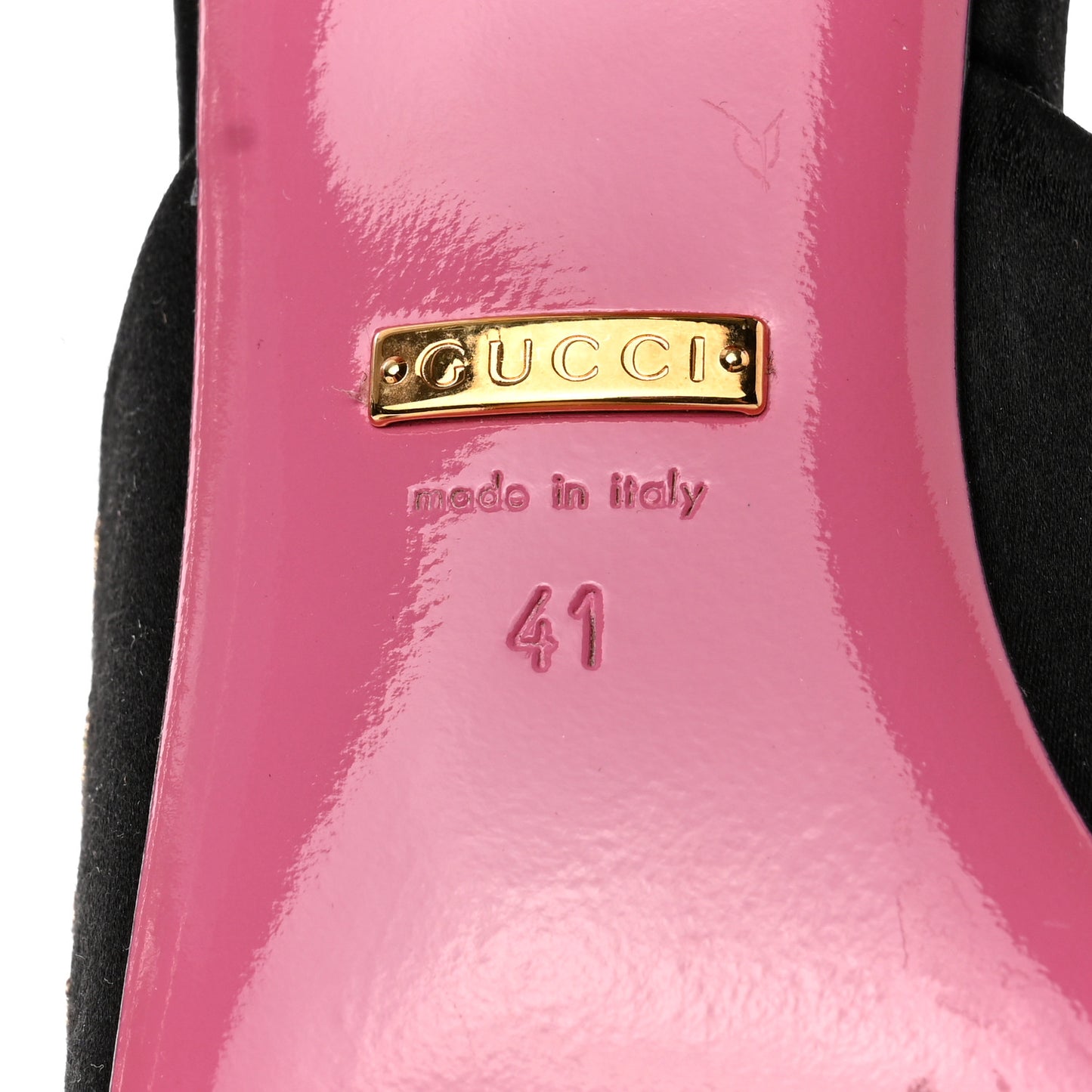 Satin Dragon Embroidered Candy Mules 41 Black