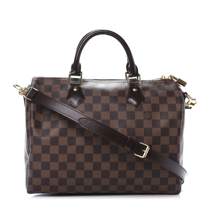 Louis Vuitton Damier Ebene Speedy Bandouliere 30 1 of 9