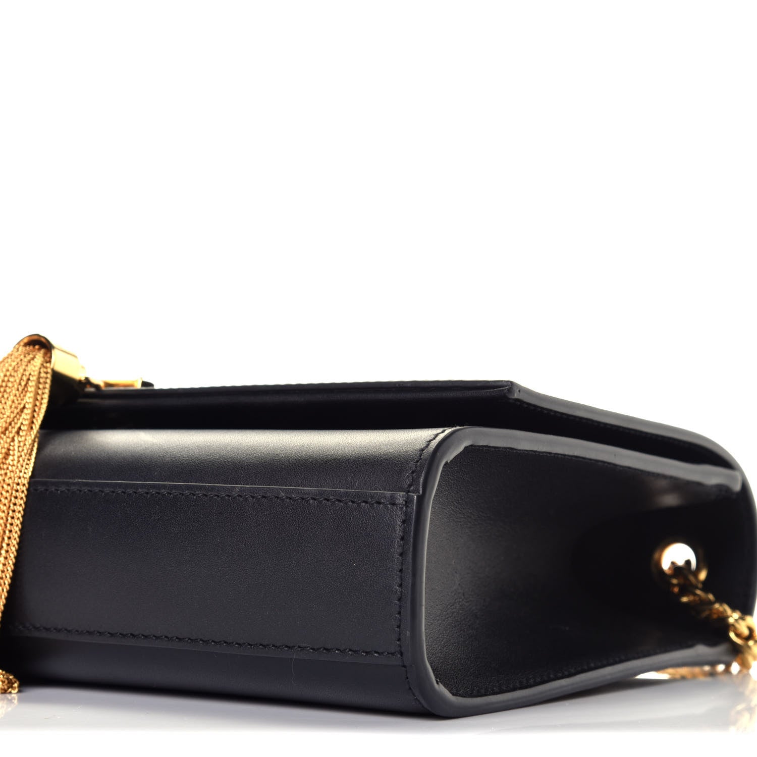 Saint Laurent Smooth Calfskin Medium Classic Monogram Kate Tassel Satchel Black 8 of 8