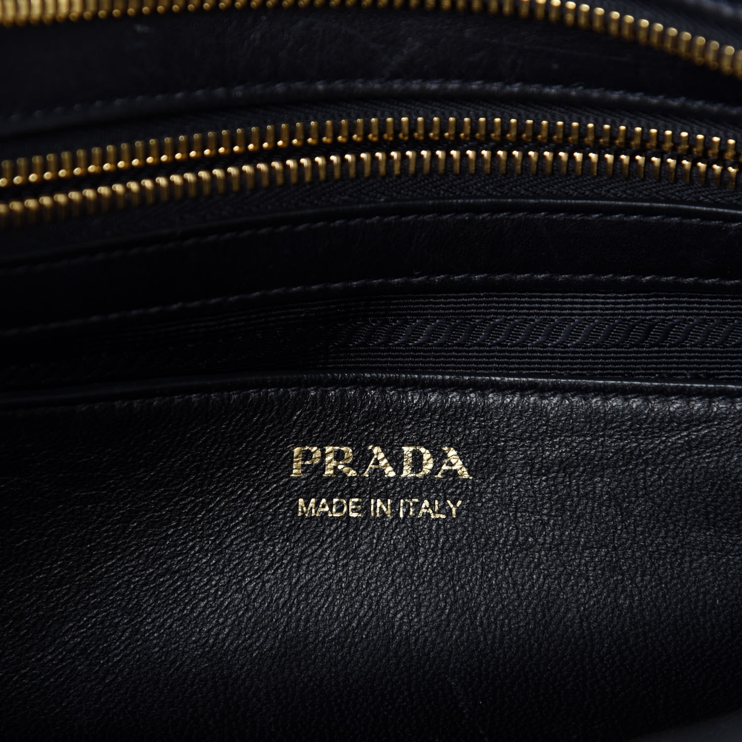 Prada Saffiano City Calfskin Medium Esplanade Tote Black 8 of 10