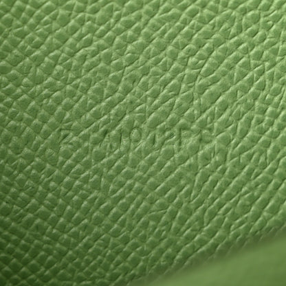 Hermes Epsom Alligator Lizard Constance Wallet To Go Vert Criquet Cactus Beige Sable Ombre 7 of 11