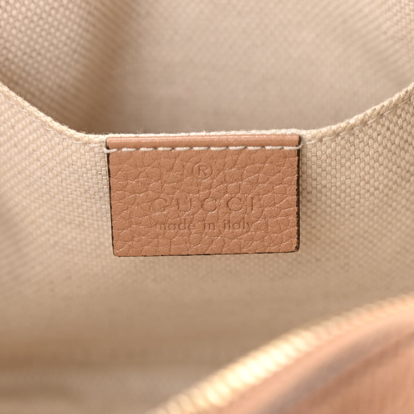 Pebbled Calfskin Small Soho Disco Bag Camelia