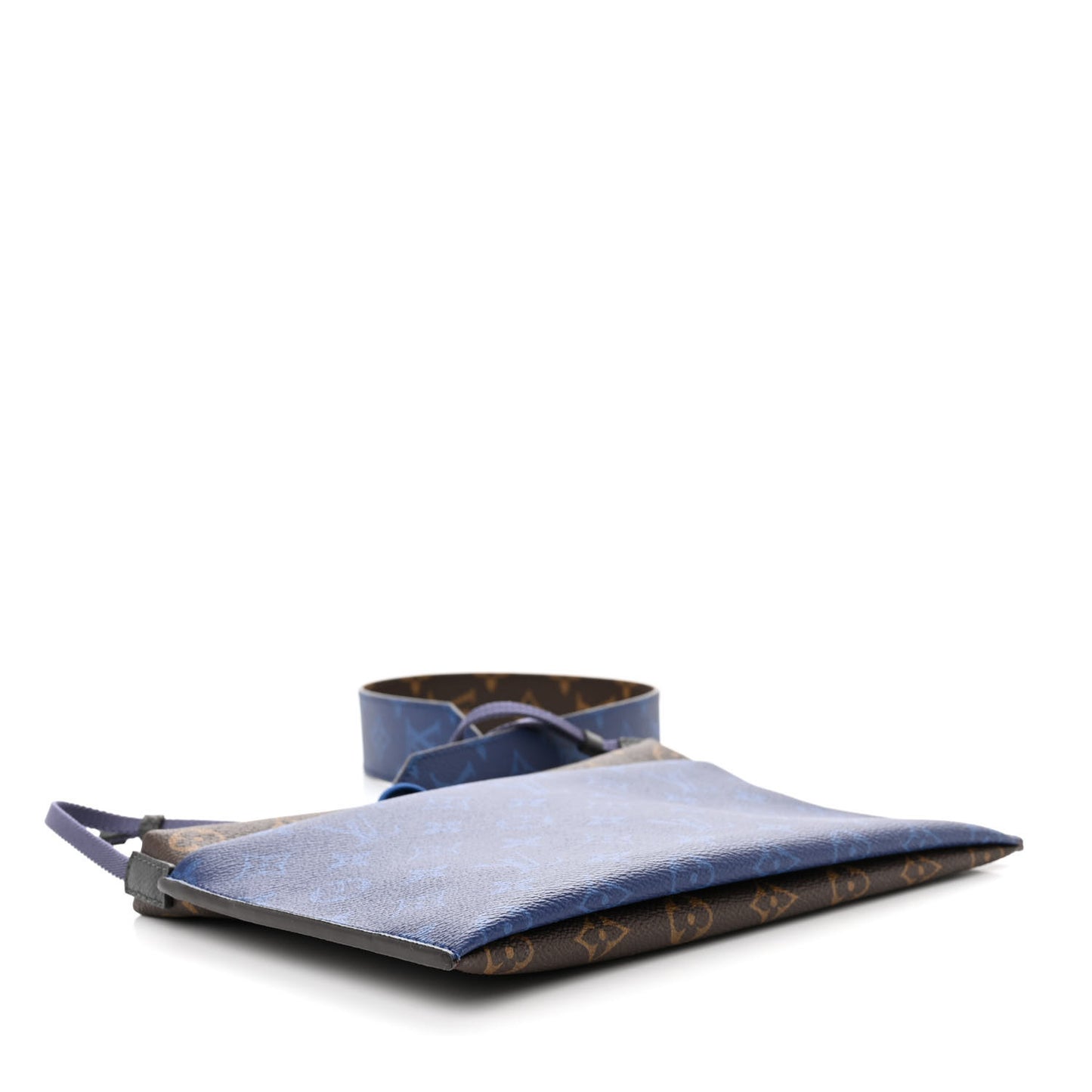 Monogram Small Outdoor Pouch Pacific Blue