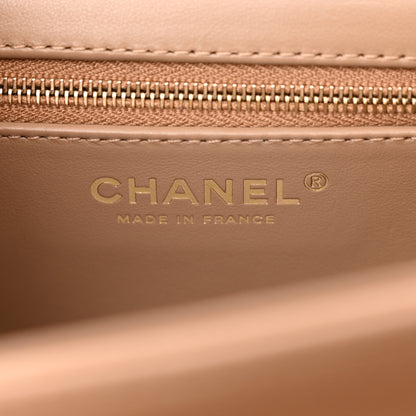 Chanel Caviar Quilted Medium Business Affinity Flap Beige 5 of 10