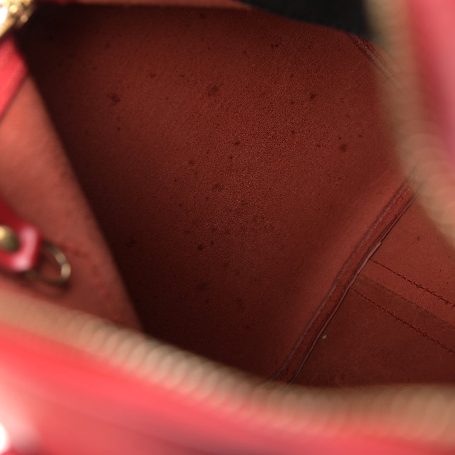Louis Vuitton Epi Speedy 30 Castillan Red 11 of 11
