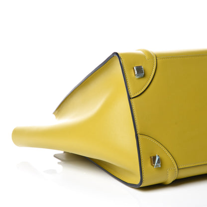Celine Palmelato Mini Luggage Chartreuse 5 of 12