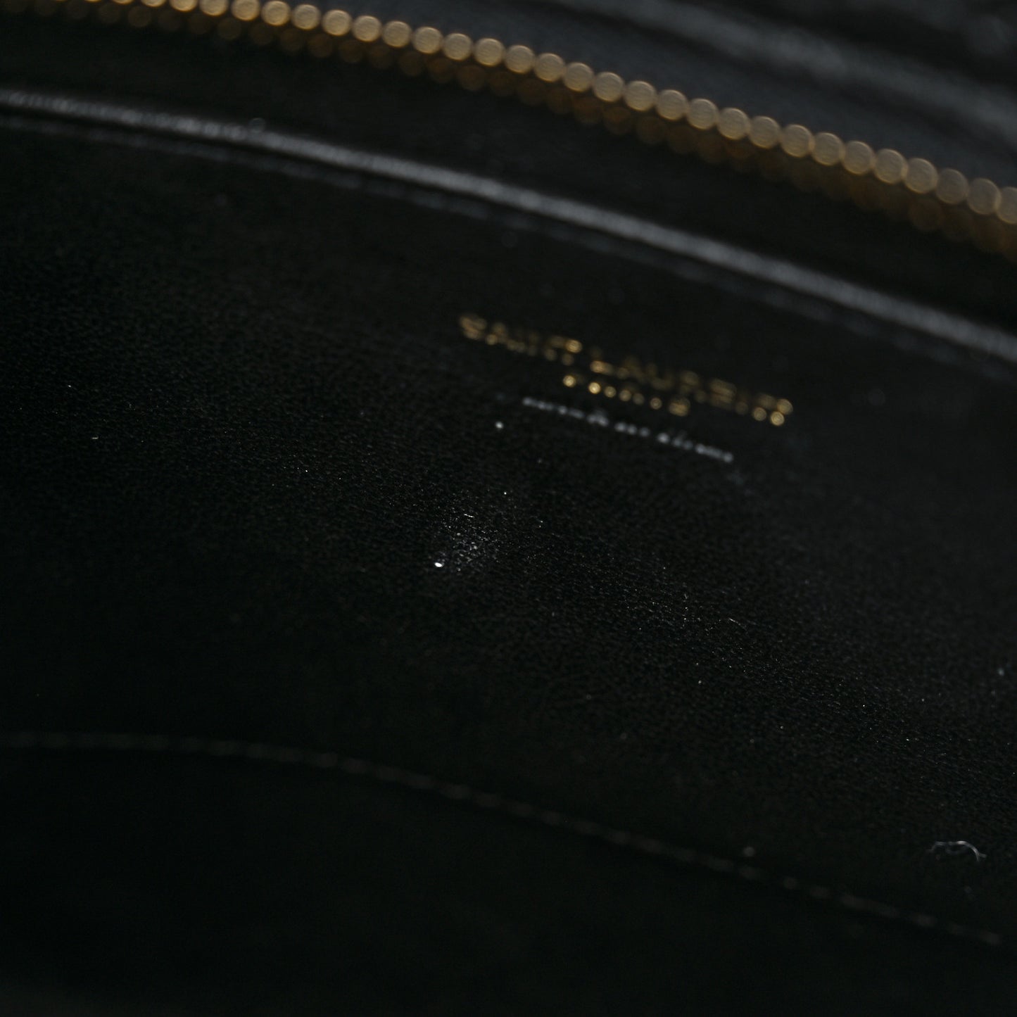 Python Calfskin Embossed Monogram Baby Cabas Black