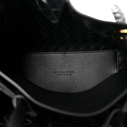 Bottega Veneta Nappa Intrecciato Small Andiamo Shoulder Bag Black 5 of 9