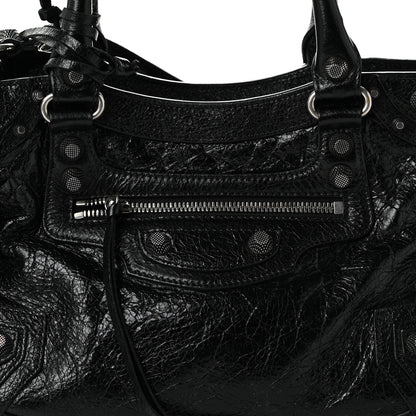 Balenciaga Agneau Arena Small Neo Cagole City Handbag Black 9 of 11