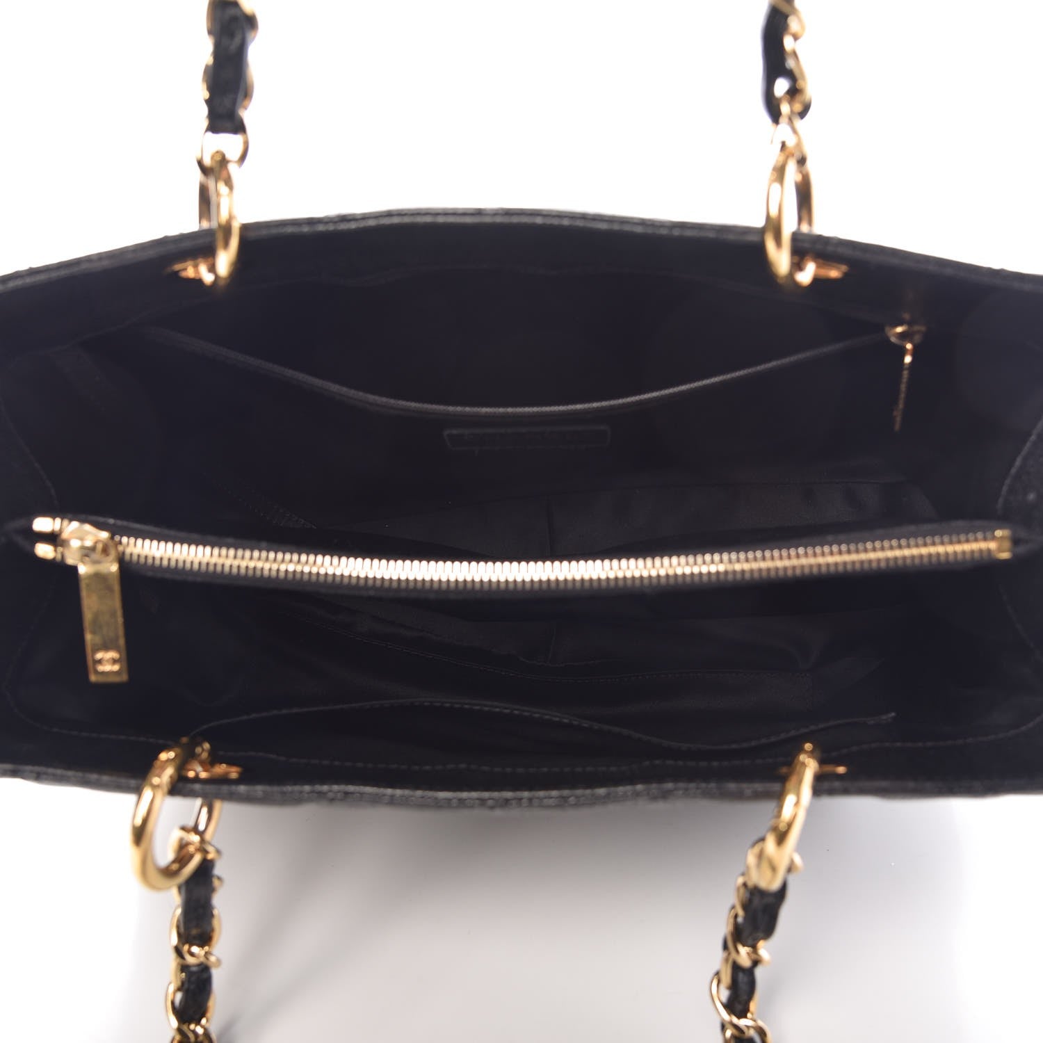 Chanel Caviar Quilted Grand Shopping Tote GST Black 5 of 14