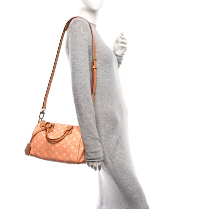 Louis Vuitton Calfskin Monogram Speedy P9 Bandouliere 25 Summer Peach 2 of 11