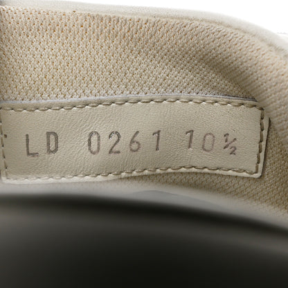 Louis Vuitton Grained Calfskin Embossed Monogram Mens Luxembourg Sneakers 10.5 White 6 of 11