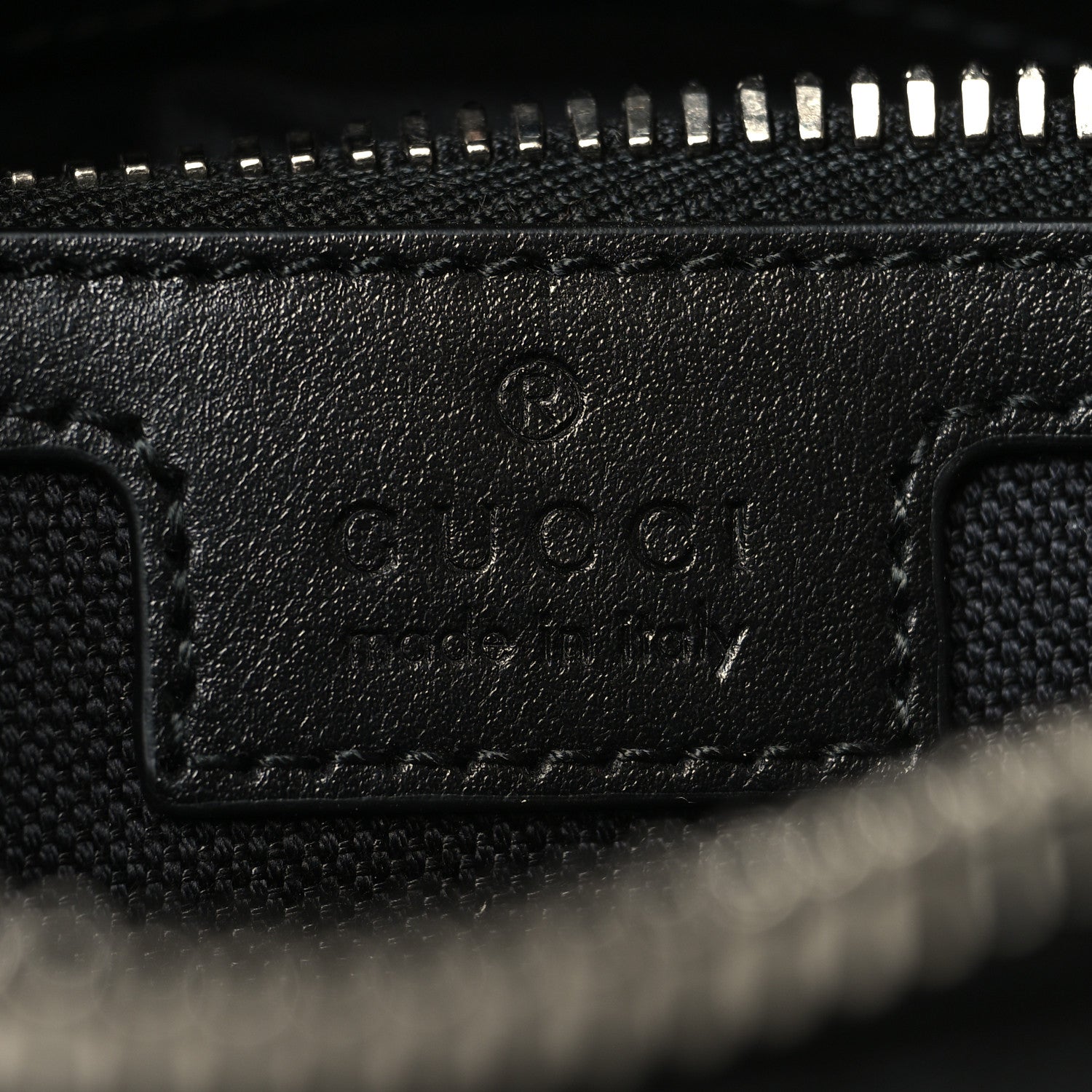 Gucci Soft GG Supreme Monogram Web Belt Bag Black Grey 6 of 10