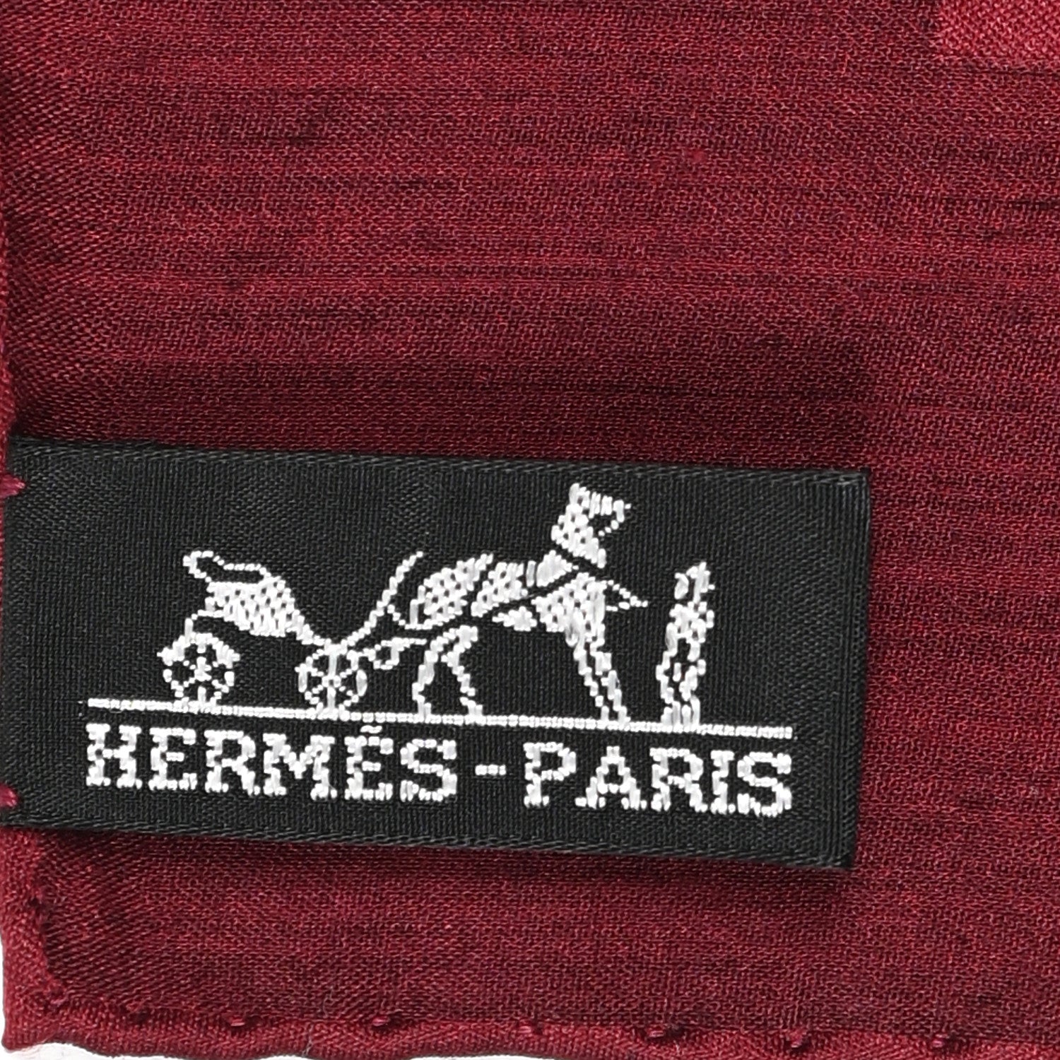 Hermes Silk Wool Faconnee Grand H Scarf 3 of 3