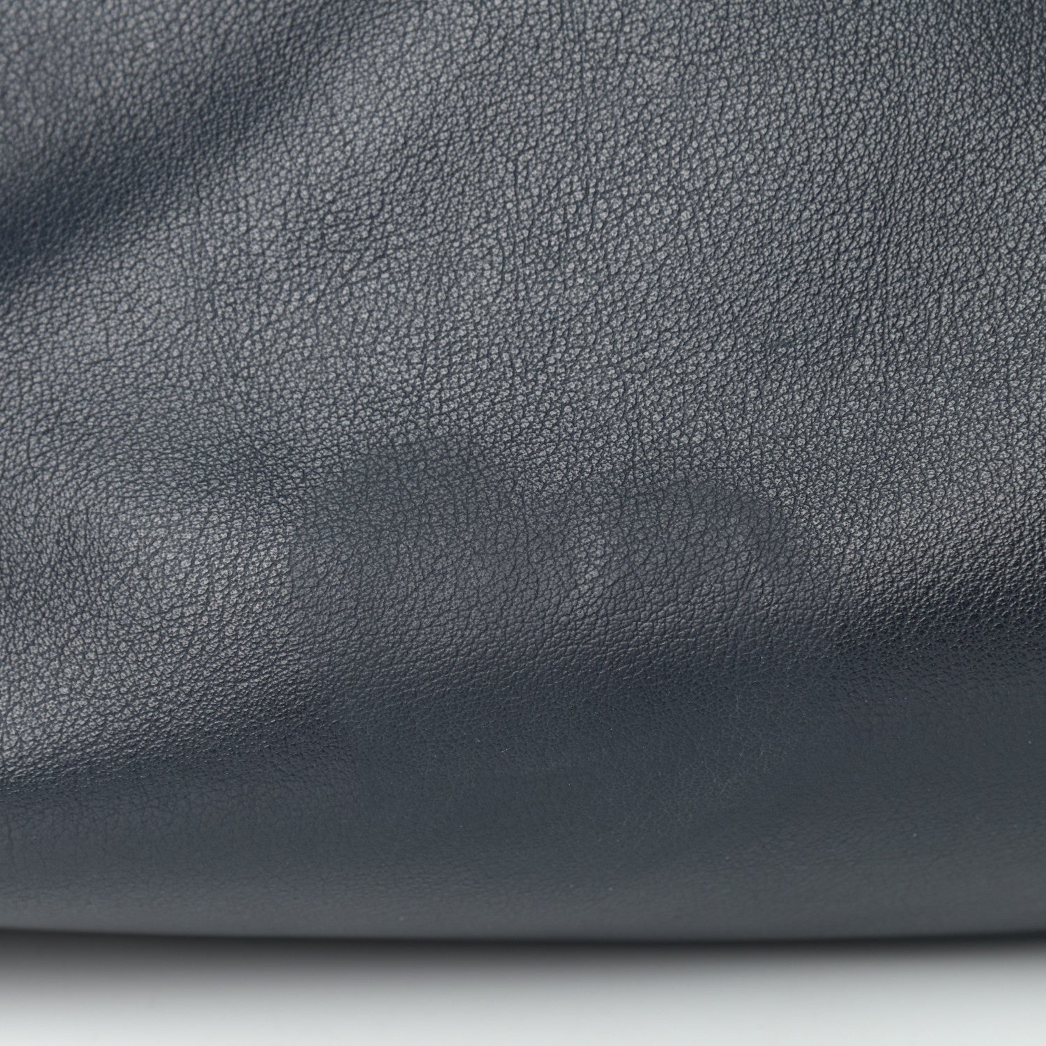 Saint Laurent Calfskin Large Shopping Tote Deep Marine 19 of 20