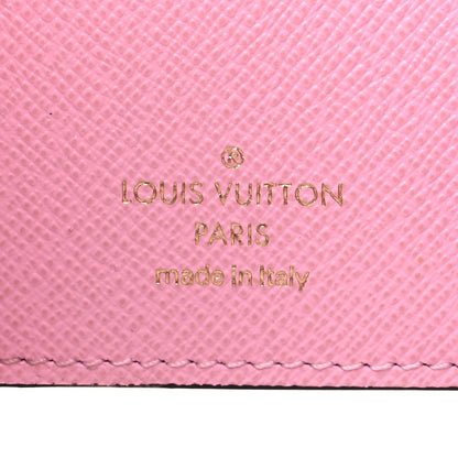 Louis Vuitton Monogram 2021 Christmas Animation Japanese Garden Victorine Wallet Wisteria Pink 7 of 8