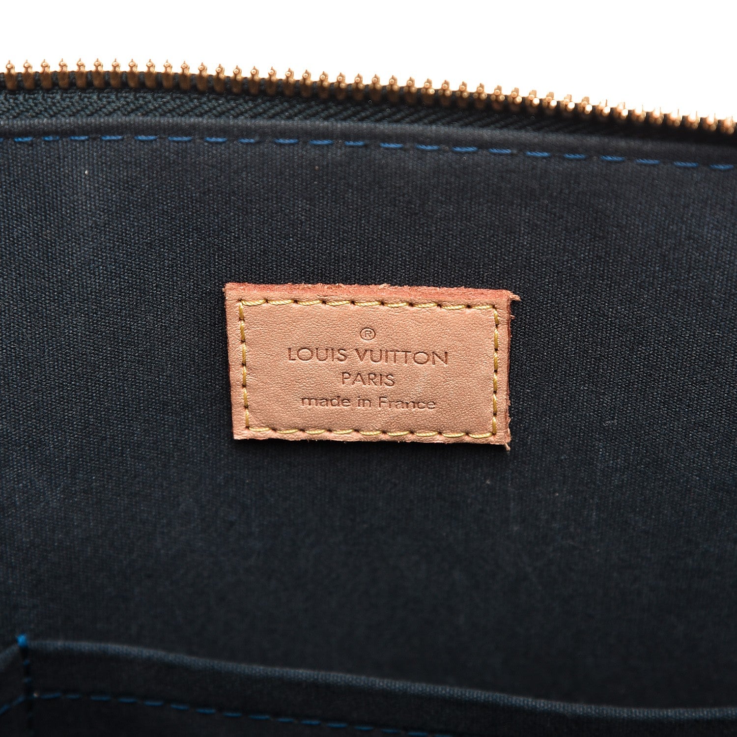 Louis Vuitton Vernis Alma GM Blue Nuit 6 of 9