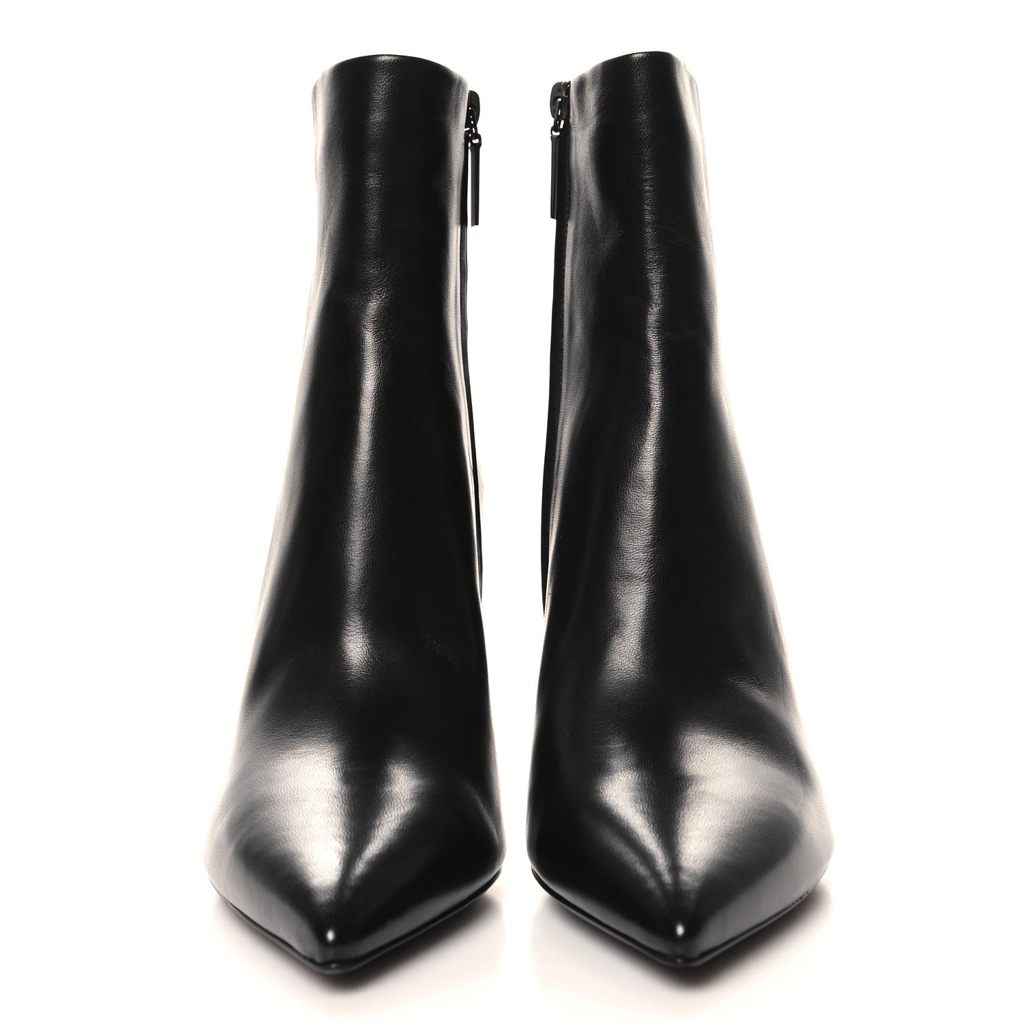 Saint Laurent Nappa Vendome Opyum 85 Ankle Boots 37.5 Black 3 of 10