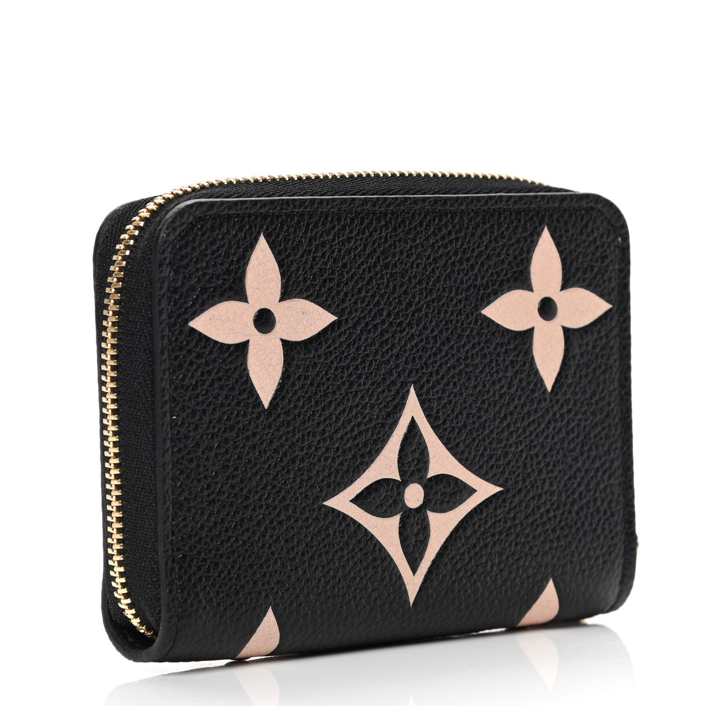 Empreinte Monogram Giant Zippy Coin Purse Black Beige