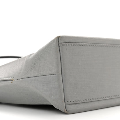 Balenciaga Calfskin Logo XXS Shopping Tote Gris Fossile 9 of 10