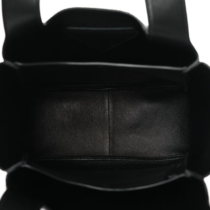 Prada Vitello Daino Soft Medium Dynamique Tote Black 5 of 9