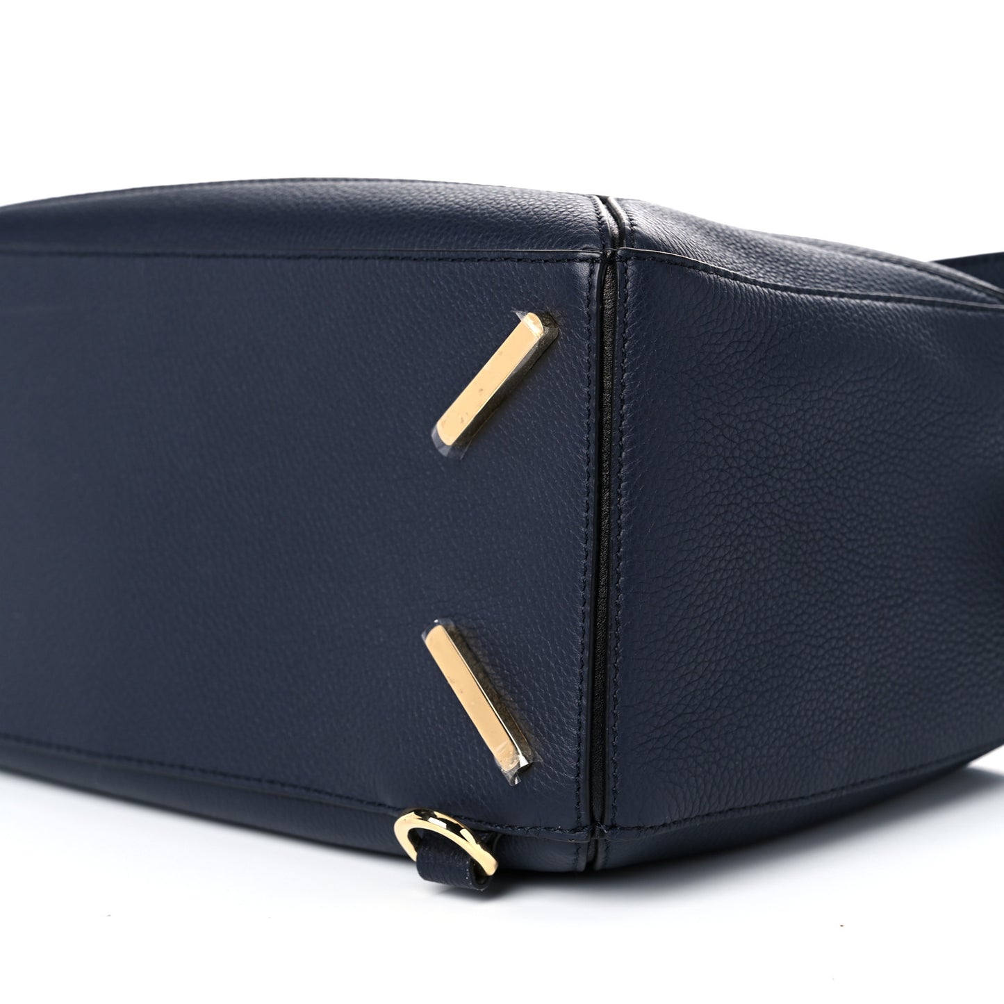 Calfskin Medium Puzzle Bag Midnight Blue Black