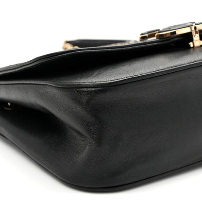 Chanel Sheepskin Chain CC Subtle Flap Black 9 of 10