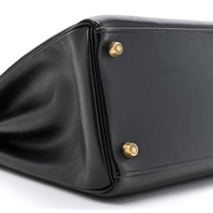 Hermes Box Kelly Retourne 32 Black 10 of 20