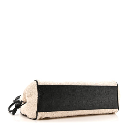 Chanel Grained Calfskin Boucle Urban Essentials Small Shopping Bag Black Ivory 4 of 10