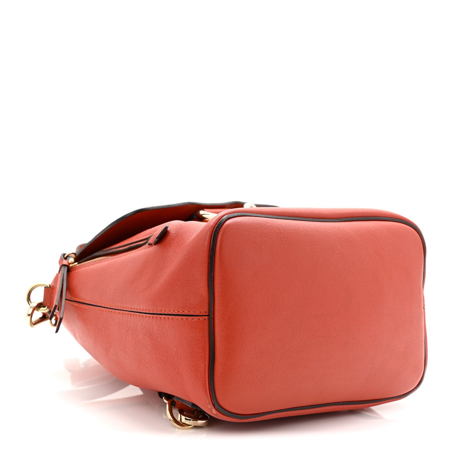 Chloe Suede Calfskin Small Faye Backpack Sepia Red 4 of 11
