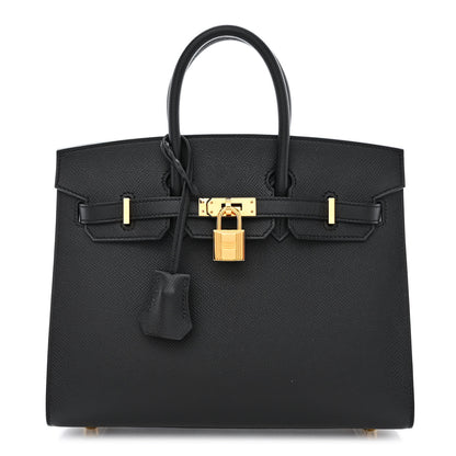 Hermes Epsom Birkin Sellier 25 Black 1 of 11
