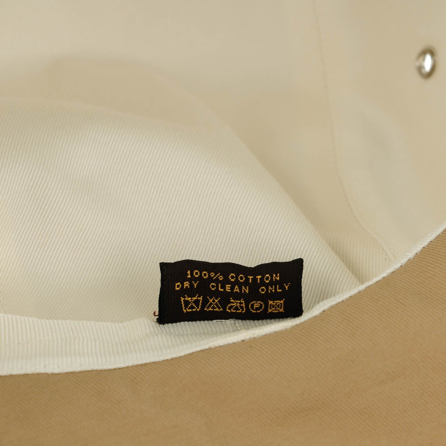 Louis Vuitton Cotton Canvas Cap Beige 7 of 7