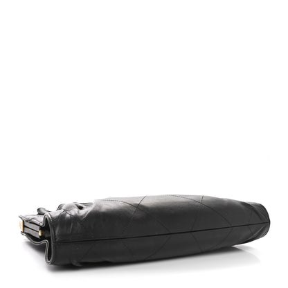 Chanel Lambskin Chain Kiss Lock Clutch Black 4 of 10